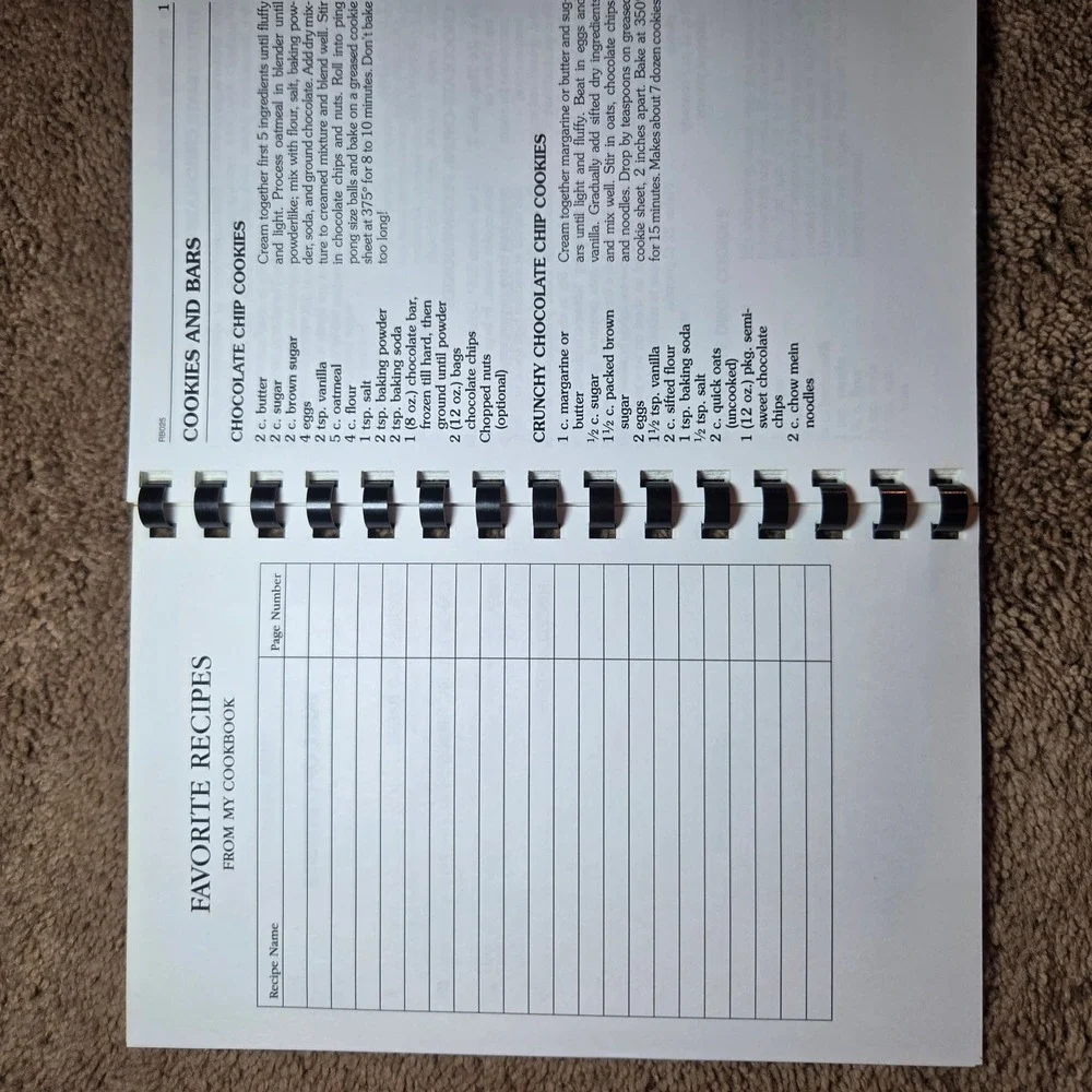 State Farm Our Favorite Desserts Cookbook 2009 Spiral Bound Recipes